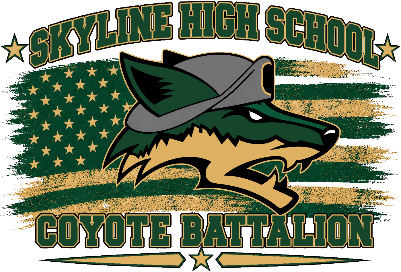Skyline High School Coyote Battalion Logo